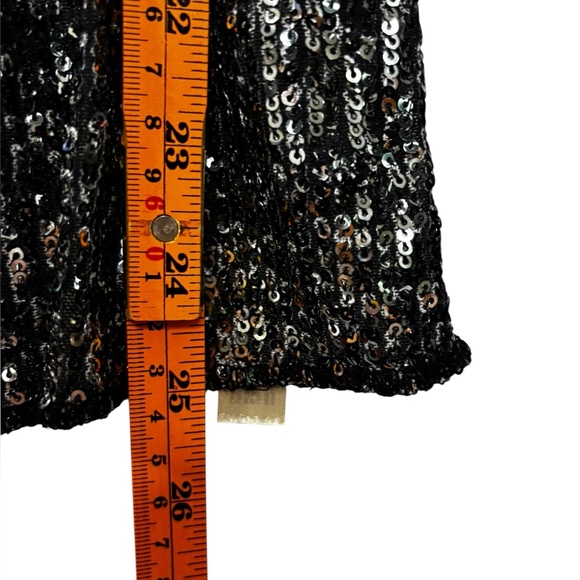 NEW Free People Gold Rush Sequin Top in Amethyst Combo Party Size XS - Picture 12 of 13